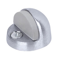 DOOR STOP FLOOR HIGH DOME BRSS