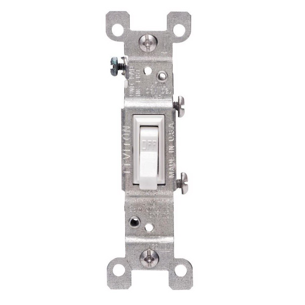 SWITCH TOG 15A 120V WHT10PK