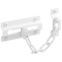 U 9852 CHAIN DOOR GUARD WHITE