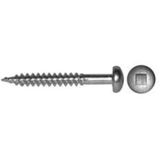 6PK    #8x1" BRASS SCRWS-RND