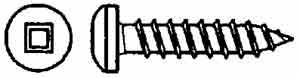 7PK    #10x2-1/2" RH.WOOD SCREWS