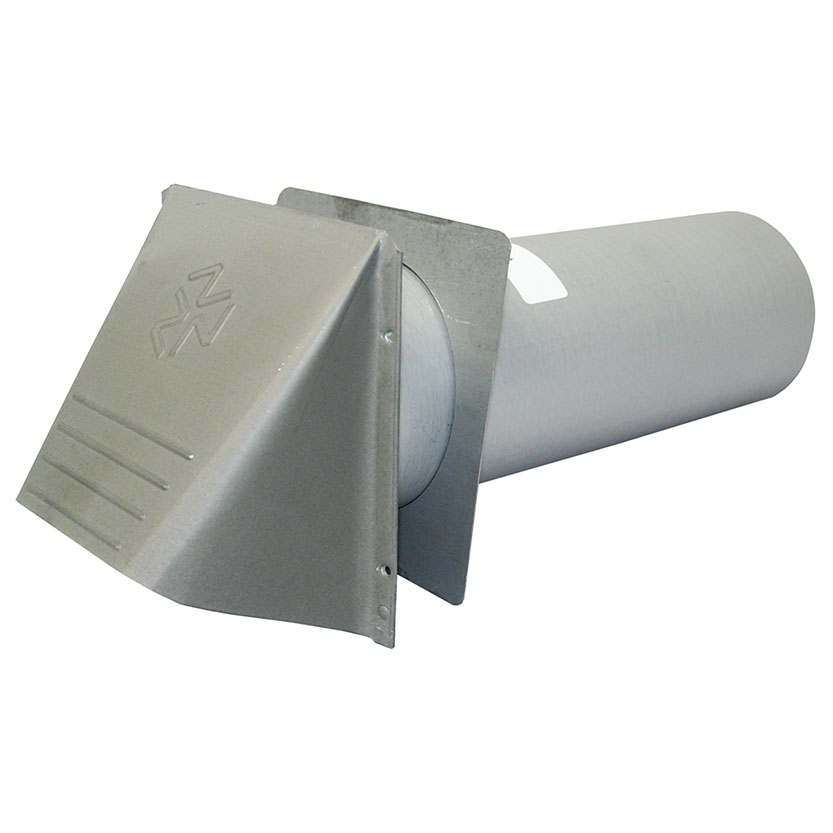 HOOD VENT DRYER GALVANIZED 4IN