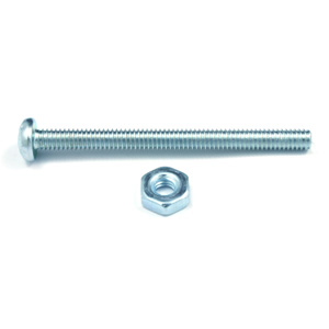 10PK   6/32x1-3/4" RH.BOLTS+NUTS