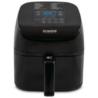 NUWAVE Brio 36121 Air Fryer; 4.5 qt Capacity; 600/900/1500 W; Digital