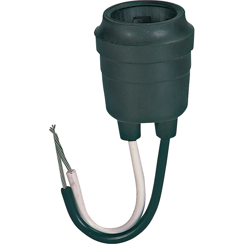 SOCKET LAMPHLDR BLK 600W 600V