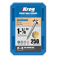 SCREW PCKT 7 FINE 1-1/4 250CT