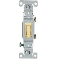 Eaton Wiring Devices C1301-7V Toggle Switch, 15 A, 120 V, Push-In Terminal,