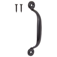 DOOR PULL 4-3/4IN BLACK COATED