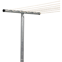 TPOST CLOTHESLINE GLV STL 84IN