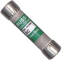 Bussmann SC-15 Fuse, 15 A, 600 VAC, 170 VDC, 100 kA Interrupt, Melamine Body, AG, Low Voltage, Time 