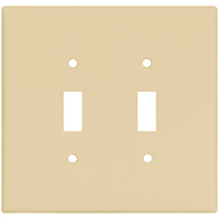 WALL PLATE 2 GANG TGL JUMBO IV