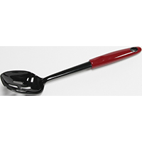 SPOON SLOTTED NYLON RED HNDL