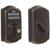 ELECTRONIC DEADBOLT AGED BRNZE