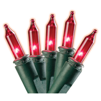 LIGHT SET 100 MINI RED