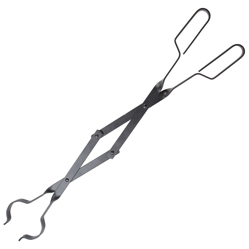 Simple Spaces A701BK-C Fireplace Tongs, 26 in L