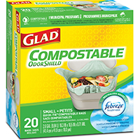 78162FRM2 GLAD COMPOST BAG 9.8