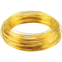BRASS WIRE 28GA 75 FT