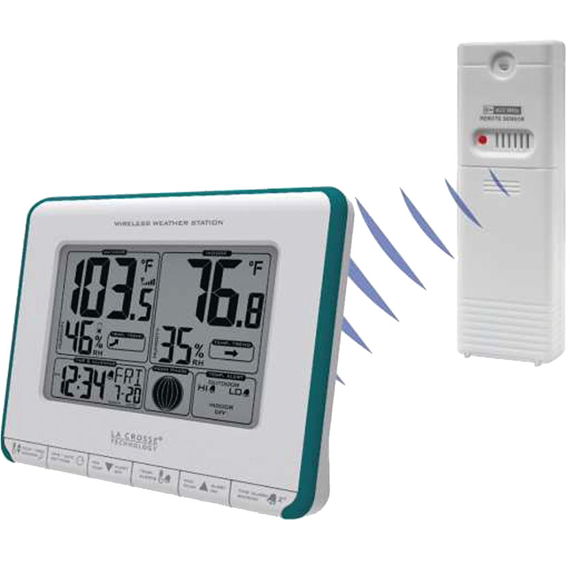 La Crosse 308-1711BL Wireless Weather Station;-20 to 140 deg F; Digital