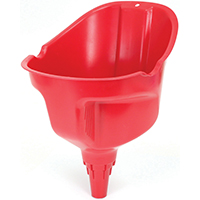 FloTool 10705EMI/05063 Funnel; Resin; Red; 9 in H