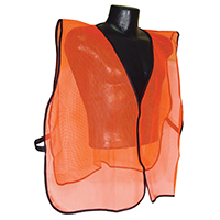 RADWEAR SVO Safety Vest, One-Size, Polyester, Green/Orange/Silver,