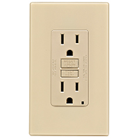 15A IVORY GFCI OUTLET