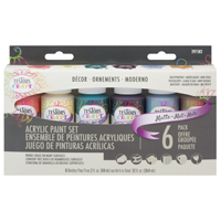 PAINT SET ACRYLIC 6 COLR DECOR