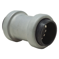 Southwire SIMPush 65070401 Conduit Coupling, 3/4 in Push-In, 1.28 in OD, Metal, 1/PK