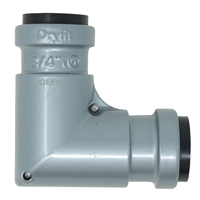 Southwire SIMPush 65073201 Inside Elbow, 90 deg Angle, 3/4 in Push-In, Metal