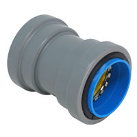 Southwire SIMPush 65076601 Conduit Coupling, 1/2 in Push-In, 1.2 in OD, Metal, 4/PK