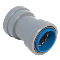 Southwire SIMPush 65083401 Conduit Coupling, 1/2 in Push-In, PVC, 1.41 in Dia, 2.32 in L