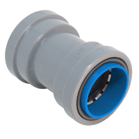 Southwire SIMPush 65083501 Conduit Coupling, 3/4 in Push-In, PVC, 1.65 in Dia, 2.43 in L