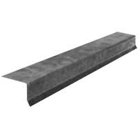 00218 WHITE GALV ROOF EDGE 10'