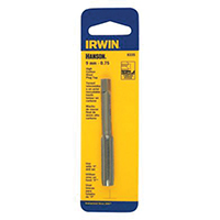 IRWIN 8338 Thread Tap, 10 mm- 1 Thread, Plug Tap Thread, 4-Flute, HCS