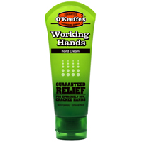 O'KEEFFE'S Working Hands K0290001 Hand Cream, Mild Stearic Acid, 3 oz Tube