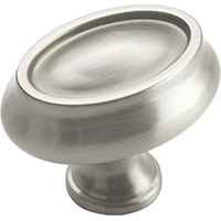 KNOB CABINET EGG SATIN NICKEL