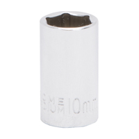 SOCKET STD 10MM X 6PT 1/4DR