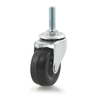 2" L/DUTY RUB/SWIVEL CASTER