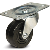 4" G/Duty Rbr Swivel Caster