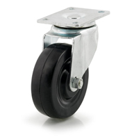 5" L/M/Duty Rbr Swivel Caster