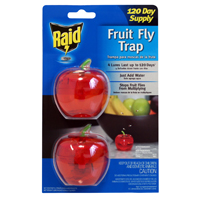 RAID 2PK-FFTA-RAID Fruit Fly Trap, Solid, Sweetish