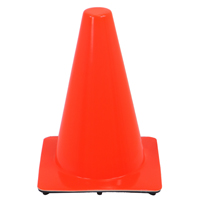 CONE TRAFFIC SAFETY ORNG 12IN