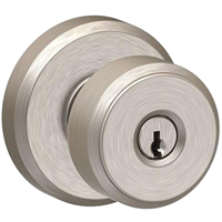 KNOB KEYED BOWERY SATIN NICKEL