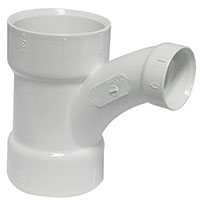 WYE/TEE DWV HUB 3X3X1-1/2