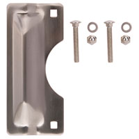 LATCH GUARD HD 3X7IN BRS NICKL