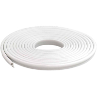 GASKET DOOR VINYL 1/2X17FT WHT