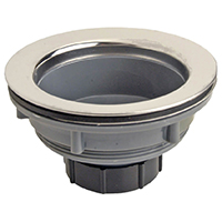STRAINER PLASTIC 3-1/2IN CHRM