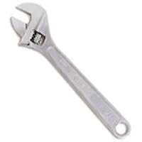STANLEY 87-471 Adjustable Wrench, 1-2/11 in Jaw, Plain-Grip Handle, Steel