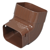 ELBOW TRDNL A VNYL BROWN 2X3IN