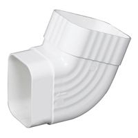 ELBOW TRDNL B VNYL WHITE 3X4IN