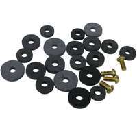 FAUCET WASHER FLAT RUBB 24PC